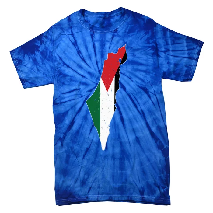 Palestine Flag Free Palestine Gift Tie-Dye T-Shirt