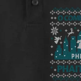 Philly Faithful Funny Philadelphia Philly Fan Ugly Christmas Dry Zone Grid Performance Polo