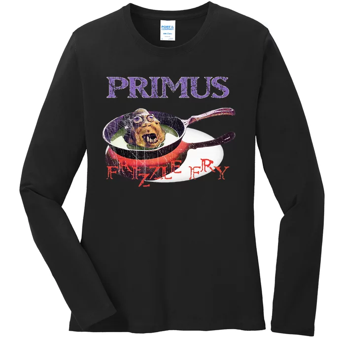 Primus Frizzle Fry Ladies Long Sleeve Shirt