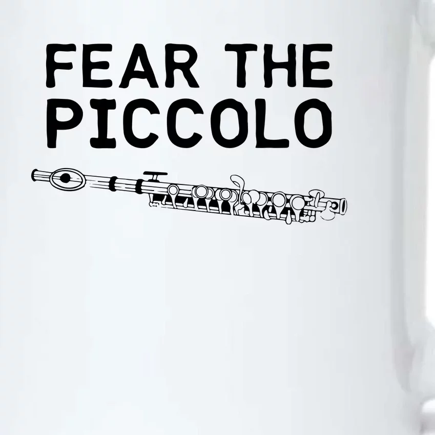 Piccolo Flute Fear The Piccolo Flutist Black Color Changing Mug