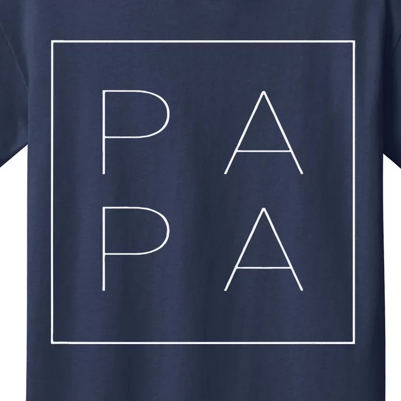 PAPA Funny Fathers Day Present For Dad Papa Grandpa Dada Kids T-Shirt