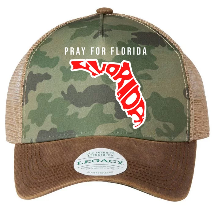 Pray For Florida Hurricane IAN Survivor Legacy Tie Dye Trucker Hat