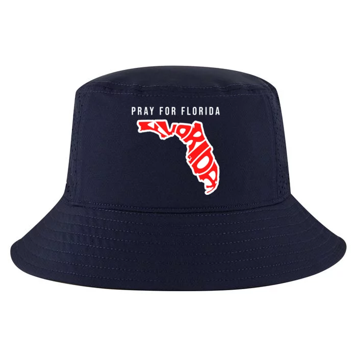 Pray For Florida Hurricane IAN Survivor Cool Comfort Performance Bucket Hat