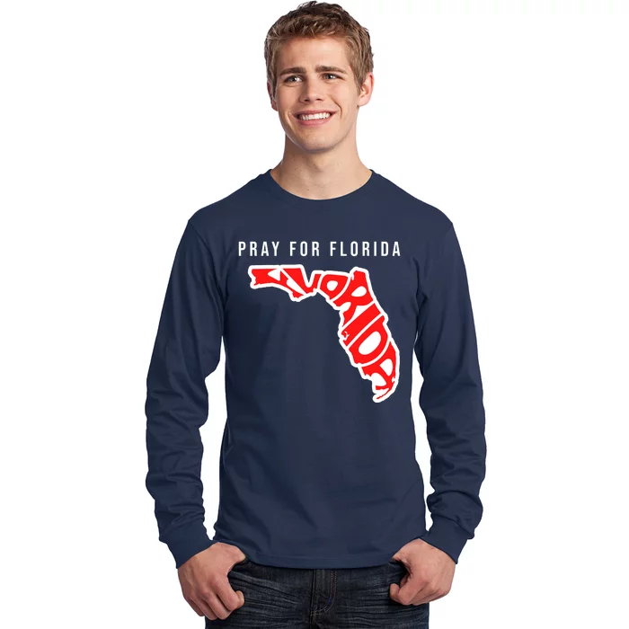 Pray For Florida Hurricane IAN Survivor Long Sleeve Shirt