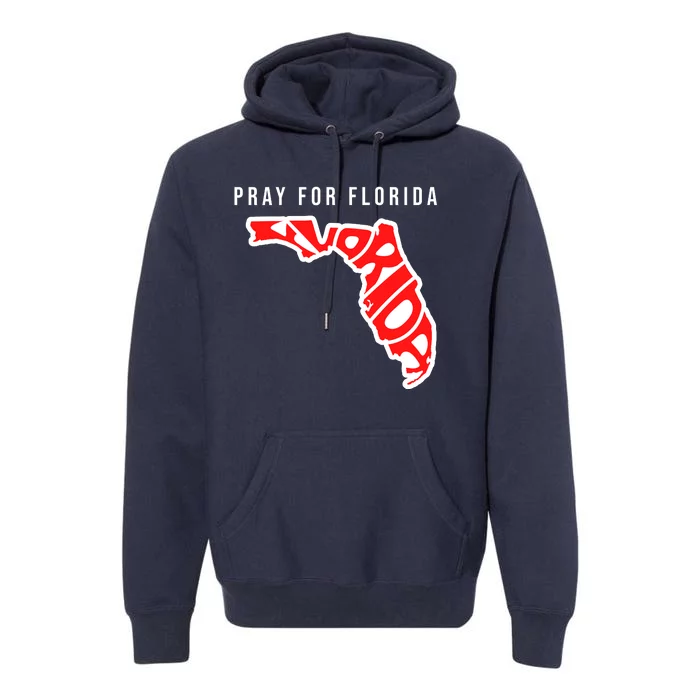 Pray For Florida Hurricane IAN Survivor Premium Hoodie