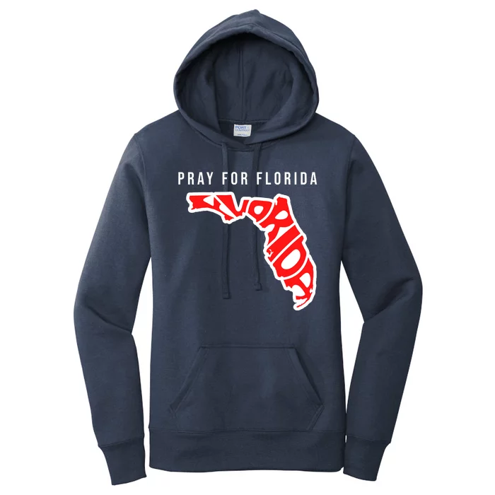 Pray For Florida Hurricane IAN Survivor Women's Pullover Hoodie