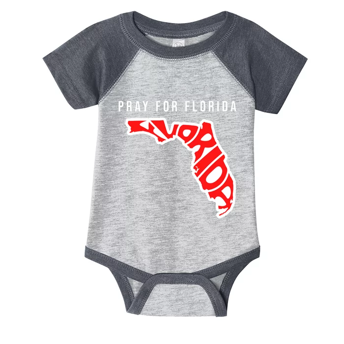 Pray For Florida Hurricane IAN Survivor Infant Baby Jersey Bodysuit