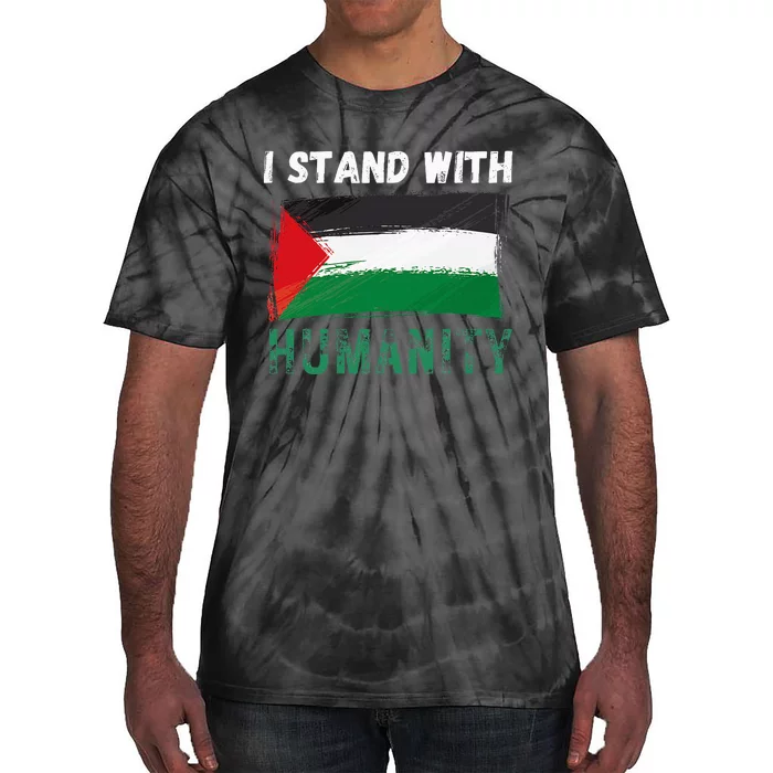 Palestine Flag Free Gaza I Stand With Free Palestine Gaza Tie-Dye T-Shirt