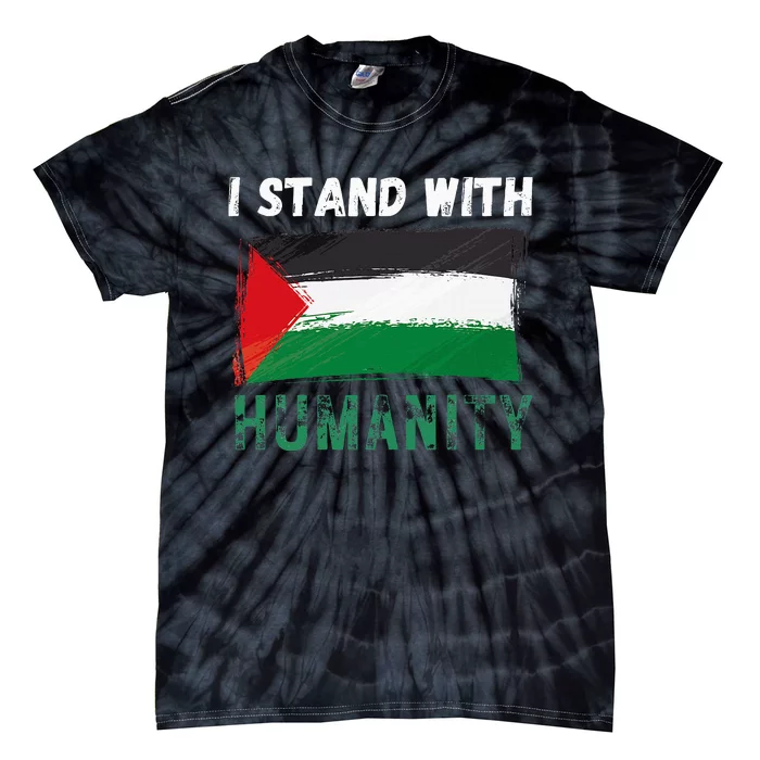 Palestine Flag Free Gaza I Stand With Free Palestine Gaza Tie-Dye T-Shirt