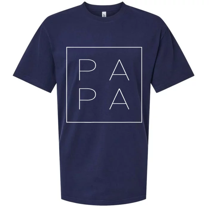 PAPA Funny Fathers Day Present For Dad, Papa, Grandpa, Dada TShirt Sueded Cloud Jersey T-Shirt