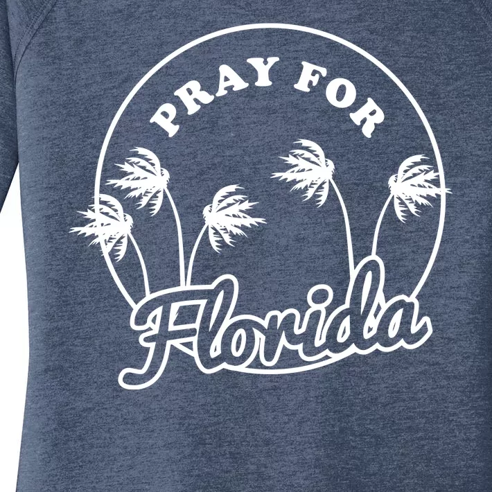 Pray For Florida Women's Perfect Tri Tunic Long Sleeve Shirt