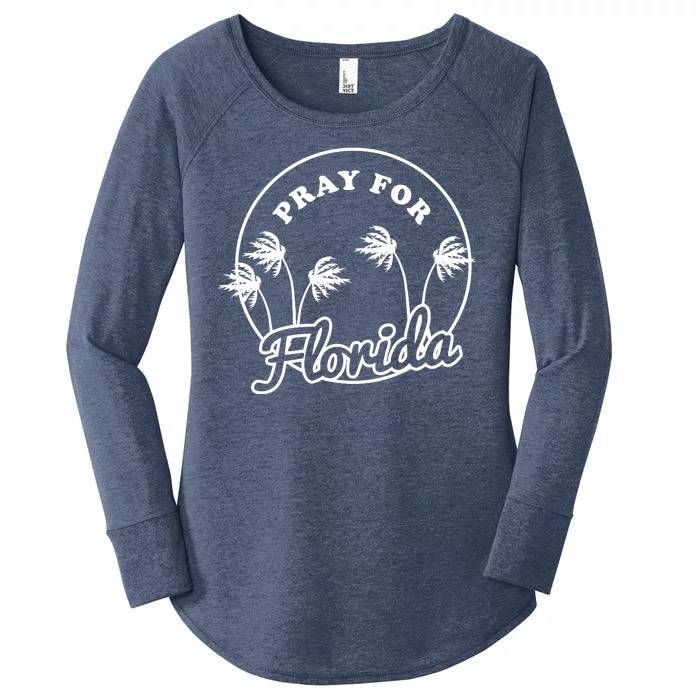 Pray For Florida Women's Perfect Tri Tunic Long Sleeve Shirt