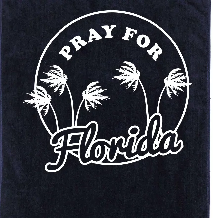 Pray For Florida Platinum Collection Golf Towel