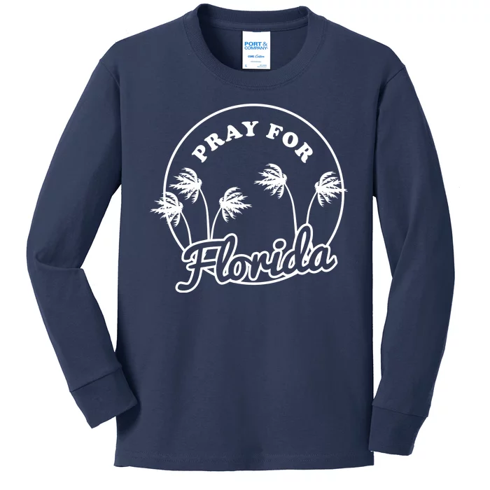 Pray For Florida Kids Long Sleeve Shirt