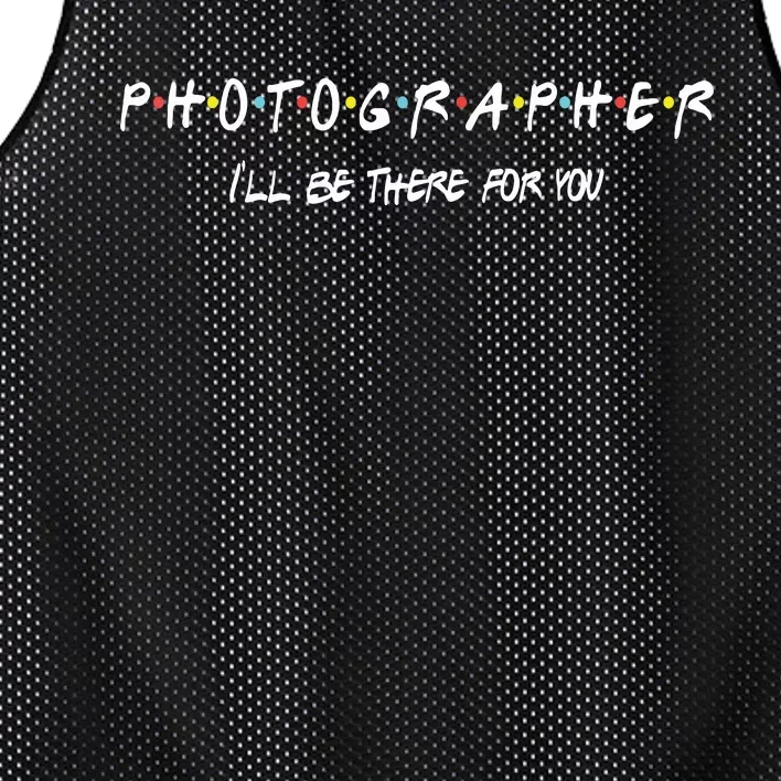 Photographer Funny Friends Themed Unique Gift Women Men Mesh Reversible Basketball Jersey Tank