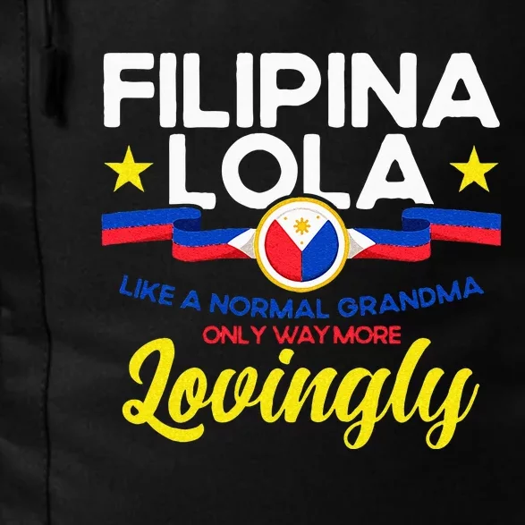 Philippine Flag Filipina Lola Grandma Pinay Filipina Daily Commute Backpack