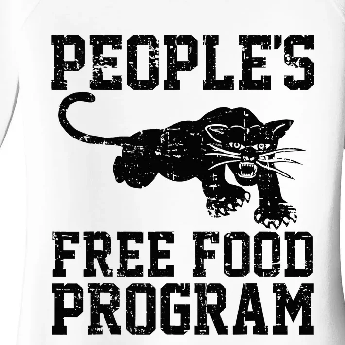 PeopleS Free Food Program Women's Perfect Tri Tunic Long Sleeve Shirt