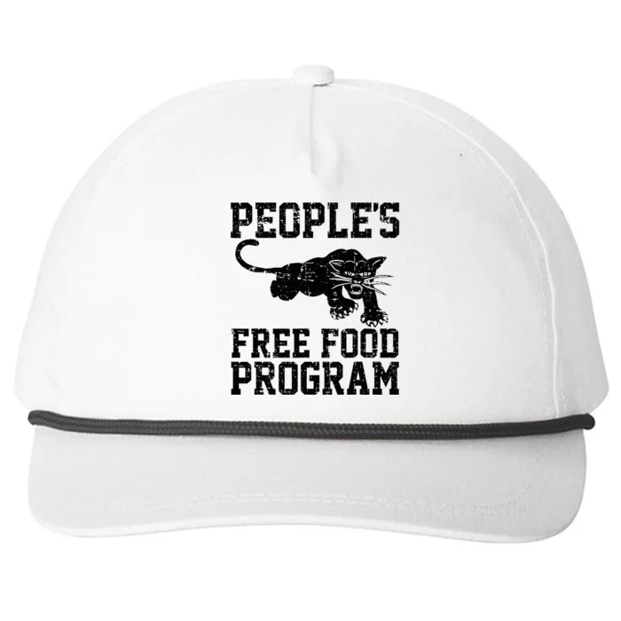 PeopleS Free Food Program Snapback Five-Panel Rope Hat