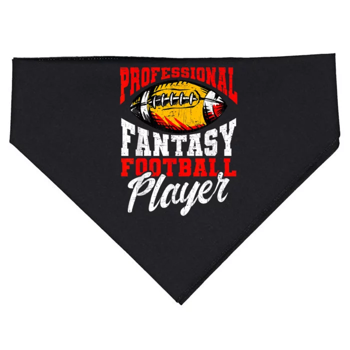 Professional Fantasy Football Player Fantasy Football USA-Made Doggie Bandana