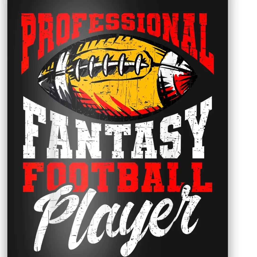 Professional Fantasy Football Player Fantasy Football Poster