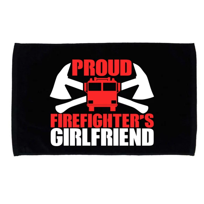 Proud Firefighters Friend Novelty Firefighter Gift Microfiber Hand Towel