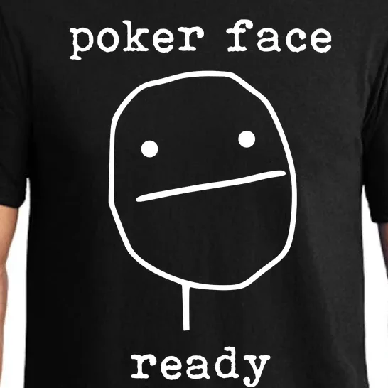 Poker Face Gambling Funny Humor Card Playing Pajama Set