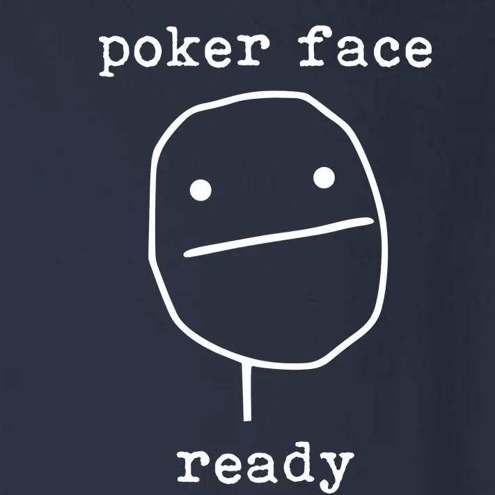 Poker Face Gambling Funny Humor Card Playing Toddler Long Sleeve Shirt