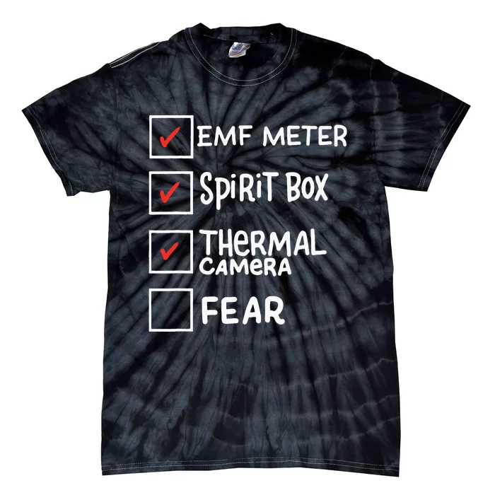 Phasmophobia Funny Ghost Hunter Paranormal Investigators Tie-Dye T-Shirt