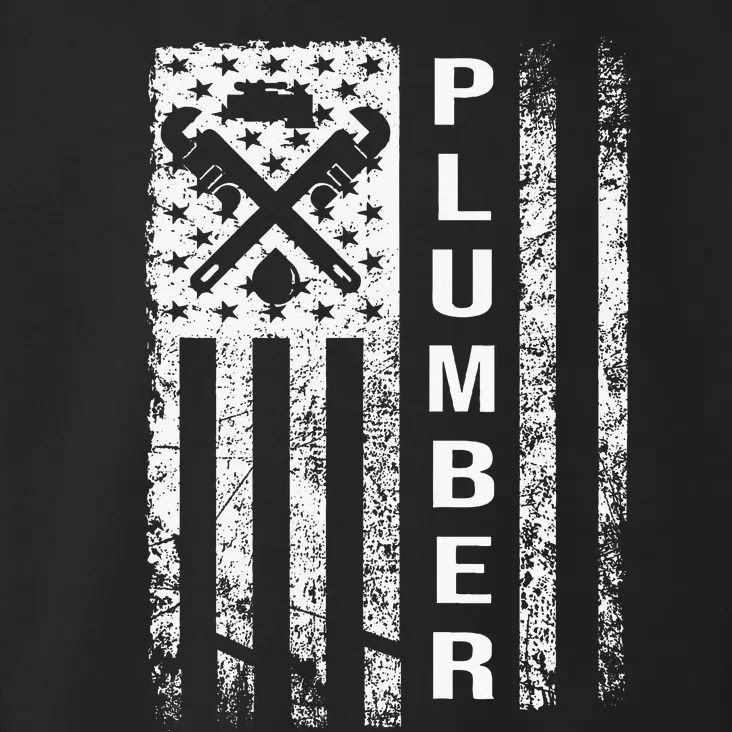 Plumber Flag Gifts For Plumbers Funny Plumbing Outfit Toddler Hoodie