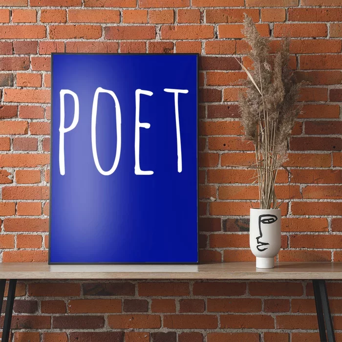 Poet Funny Gift Funny Writers Authors Poetry Gift Poster