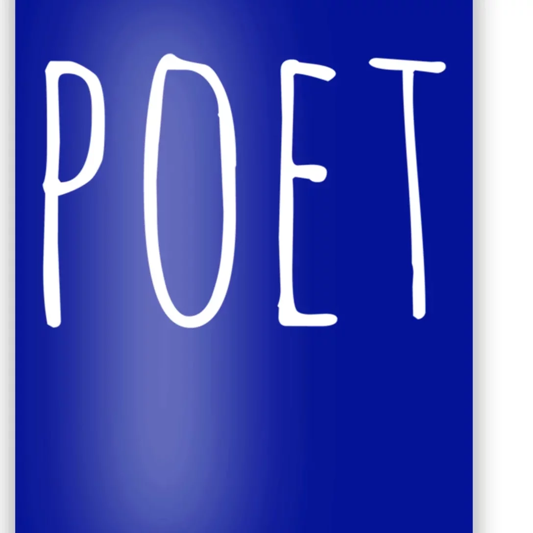 Poet Funny Gift Funny Writers Authors Poetry Gift Poster