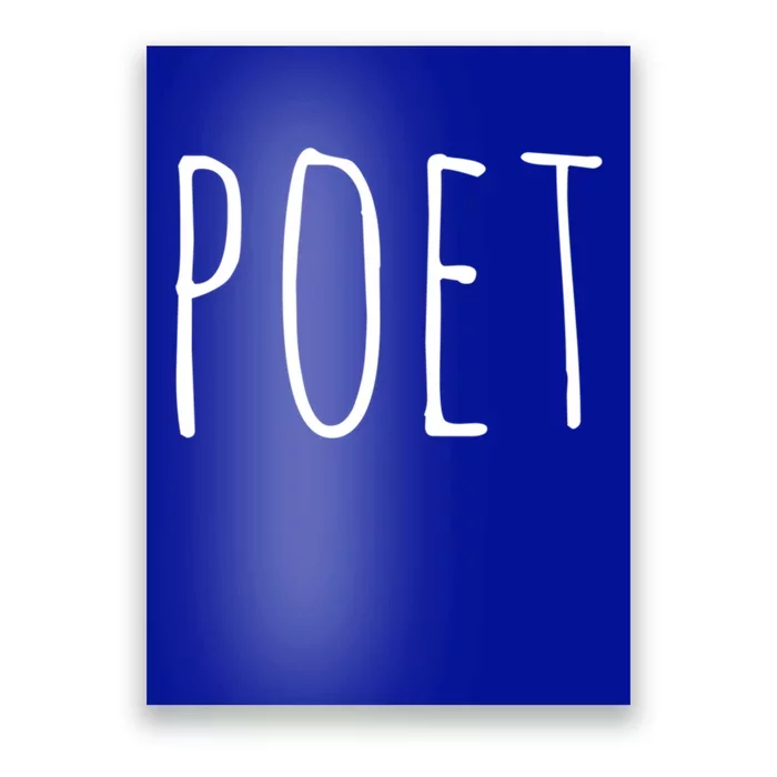 Poet Funny Gift Funny Writers Authors Poetry Gift Poster