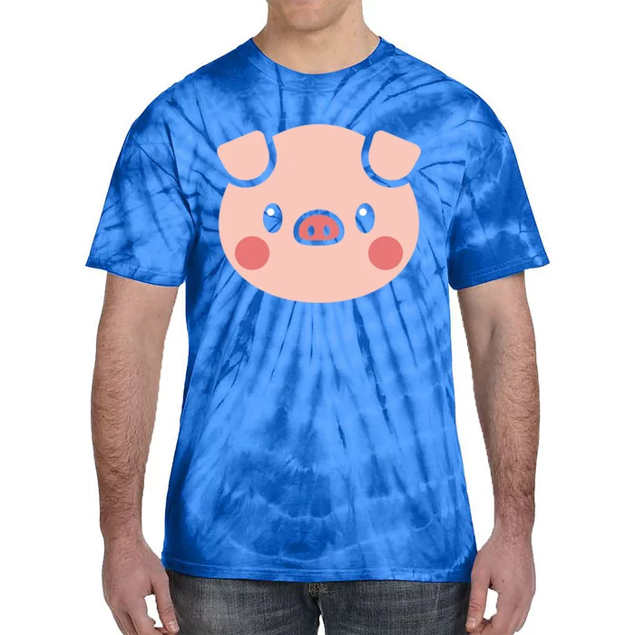 Pig Face Gift For Pig Lover Meaningful Gift Tie-Dye T-Shirt