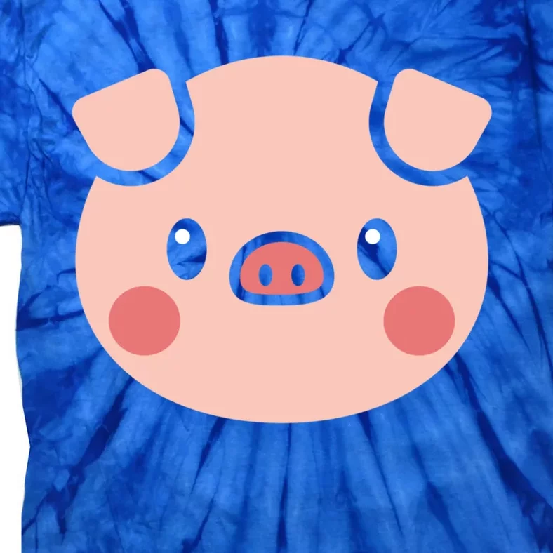 Pig Face Gift For Pig Lover Meaningful Gift Tie-Dye T-Shirt