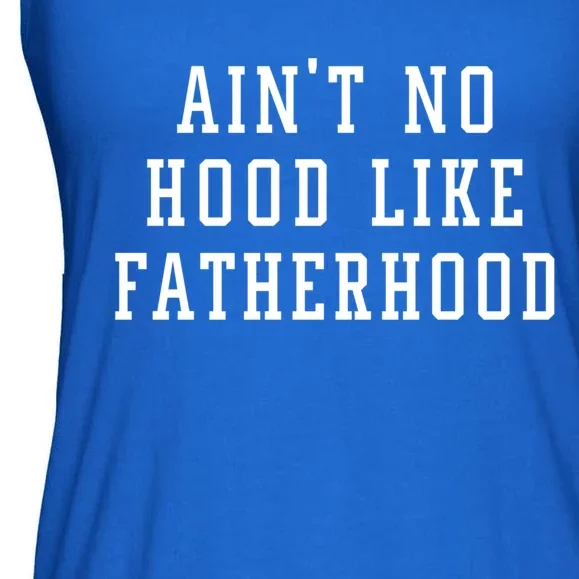 Proud Fatherhood Gift Ladies Essential Flowy Tank