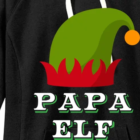 Papa Funny Graphic Design For Dads Gift Women's Fleece Hoodie