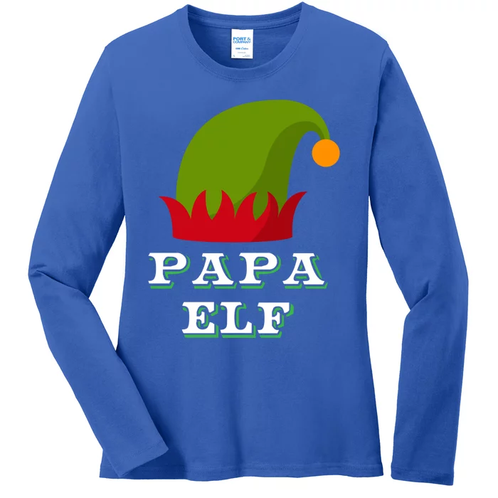 Papa Funny Graphic Design For Dads Gift Ladies Long Sleeve Shirt