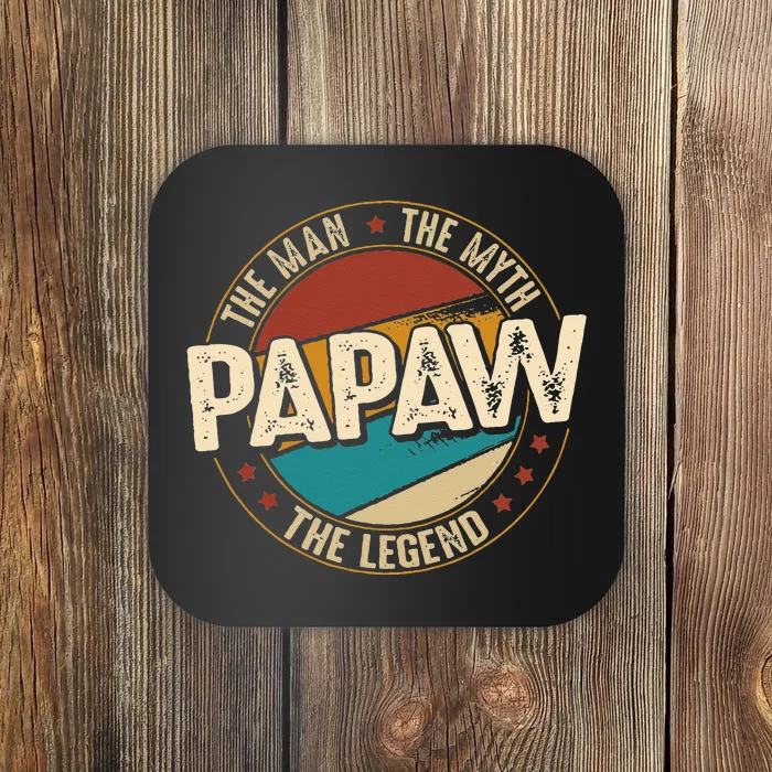 Papaw From Grandchildren Papaw The Myth The Legend Coaster