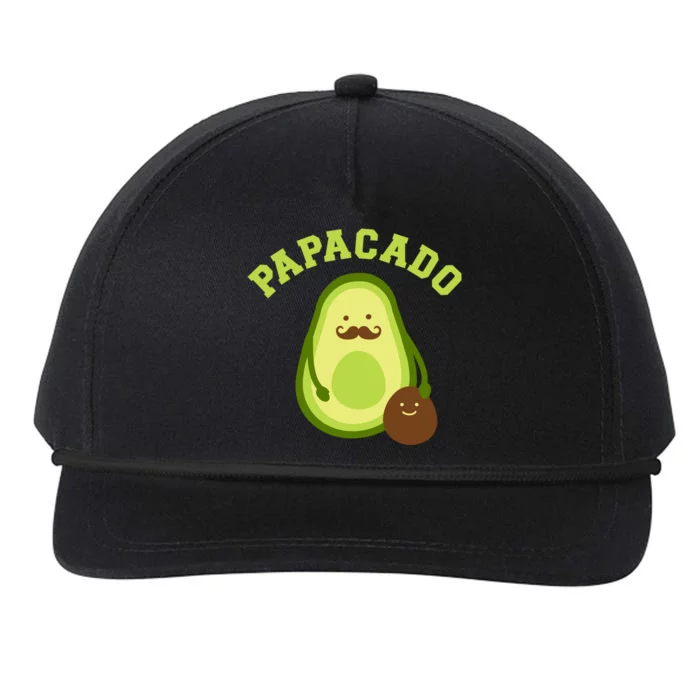 Papacado Funny Gift For New Dad Or Daddy Announcement Gift Snapback Five-Panel Rope Hat