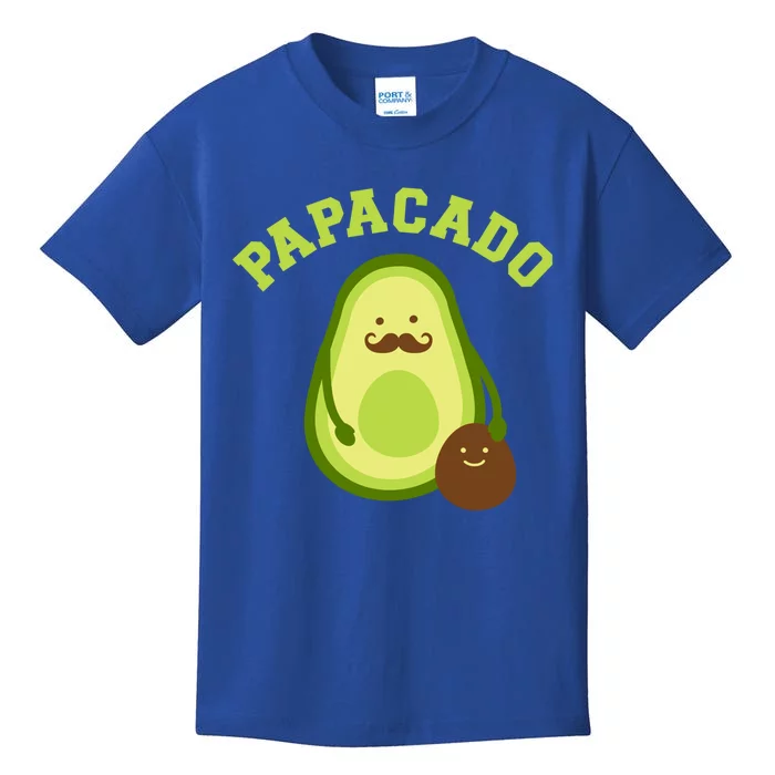 Papacado Funny Gift For New Dad Or Daddy Announcement Gift Kids T-Shirt