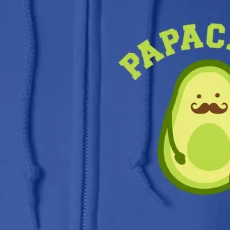 Papacado Funny Gift For New Dad Or Daddy Announcement Gift Full Zip Hoodie