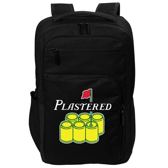 Plastered Funny Gold Beer Impact Tech Backpack