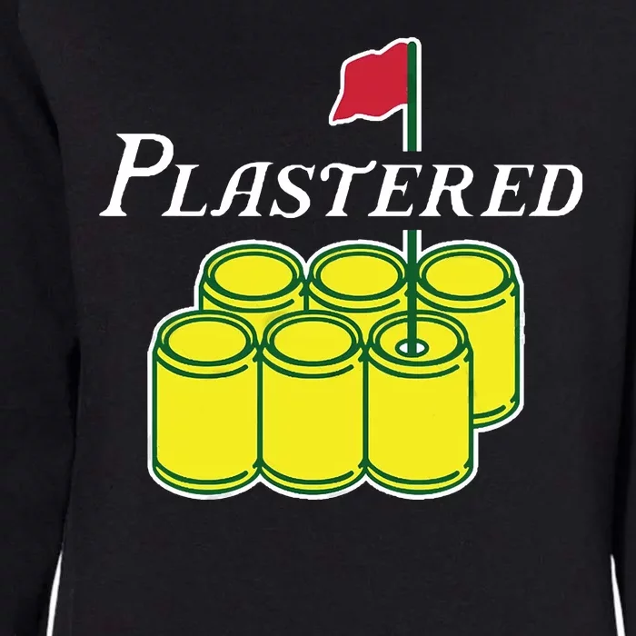 Plastered Funny Gold Beer Womens California Wash Sweatshirt