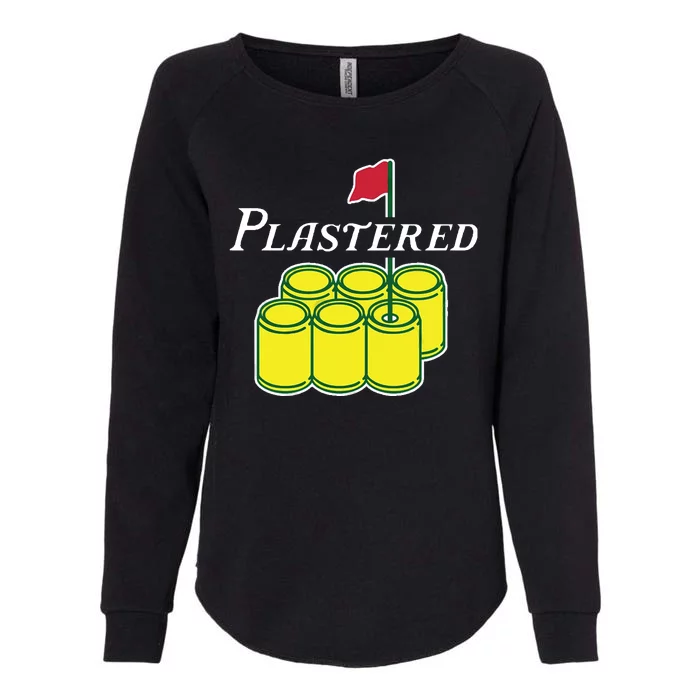 Plastered Funny Gold Beer Womens California Wash Sweatshirt