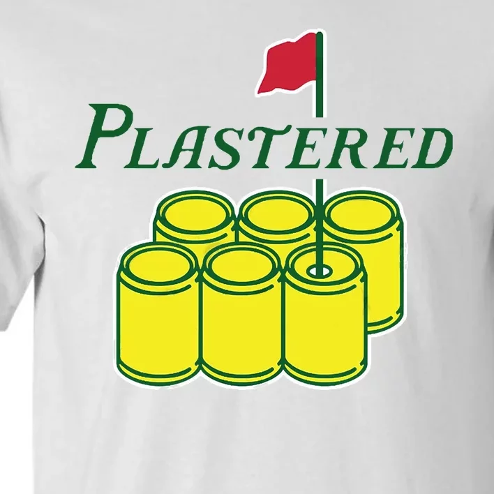 Plastered Funny Gold Beer Tall T-Shirt