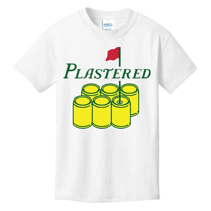 Plastered Funny Gold Beer Kids T-Shirt