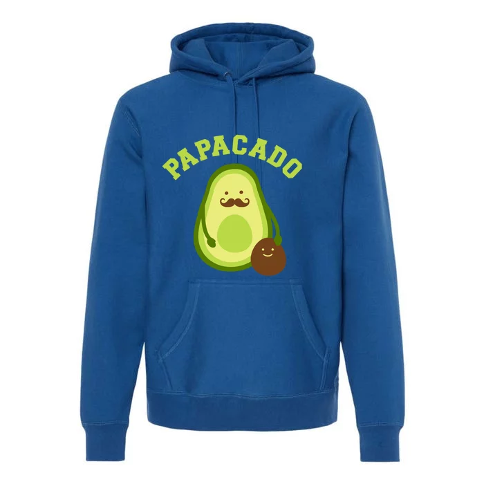 Papacado Funny Gift For New Dad Or Daddy Announcet Cute Gift Premium Hoodie