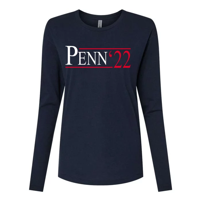 Penn For Governor 2022 Election Womens Cotton Relaxed Long Sleeve T-Shirt