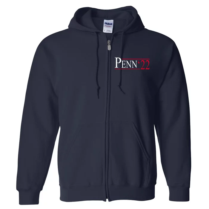 Penn For Governor 2022 Election Full Zip Hoodie