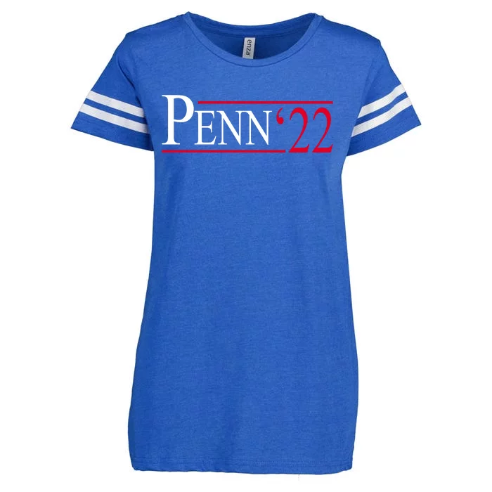 Penn For Governor 2022 Election Enza Ladies Jersey Football T-Shirt